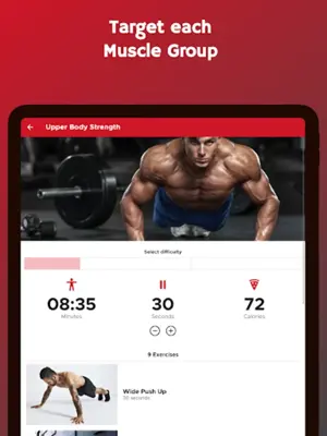 Bulk Up at Home - Build Muscle android App screenshot 1